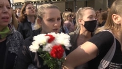 Police Crack Down On Women’s Protest In Minsk Police Crack Down On Women’s Protest In Minsk