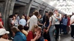 Kyiv Residents Shelter In Subway Amid Russian Air Strikes Kyiv Residents Shelter In Subway Amid Russian Air Strikes