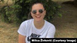 Milica Zivkovic was fined 85 euros and ordered to pay the costs of a court translator for her alleged abuser.