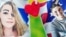 Александра Ващук и сержант армии США Гордон Блэк, скриншот из видео Ващук в тиктоке