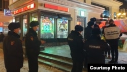 Олег Мамедов на пикете