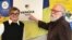 Людмила Ваннек и Игорь Померанцев на Радио Украина в Праге