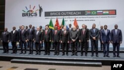 Initially comprising Brazil, Russia, India, China, and South Africa, the BRICS group was set up to bring together important developing countries. (file photo)