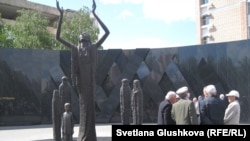 The monument in the Kazakh capital, Astana, to victims of the Central Asian country's 1930s famine, which is estimated to have killed at least 1.5 million people. (file photo)