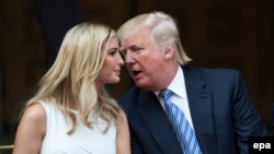 Президент США Дональд Трамп и его дочь Иванка Трамп