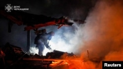 Consecințele atacurilor rusești din regiunea Cerkasi. Fotografie de arhivă
