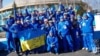 Пхенчхан. Поднятие флага Украины в Олимпийской деревне (фото noc-ukr.org)