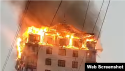Пожар в 13-этажном жилом доме. Ош, Кыргызстан, 19 октября 2025 года