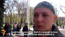 Volunteers Form Antiseparatist Battalion In Eastern Ukraine Volunteers Form Antiseparatist Battalion In Eastern Ukraine