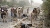 For the fourth year in a row, Iraq was ranked as the world's least-peaceful country. Here, Iraqi troops inspect the scene of a car bombing in Baghdad on June 7.