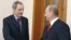 Жан-Клод Килли и Владимир Путин в Сочи, сентябрь 2008 года