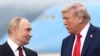 Уладзімер Пуцін і Дональд Трамп. 15 жніўня 2025 году 