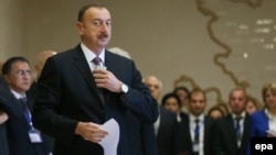 Azerbaijani President Ilham Aliyev