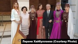 Украинские и крымскотатарские артисты с послом Украины в Грузии, 5 сентября 2017 год