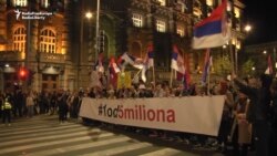 Serbian Protesters Continue To March Against Government Serbian Protesters Continue To March Against Government