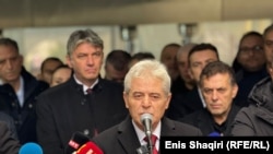 Северна Македонија - Али Ахмети, претседател на ДУИ, декември 2024 година.