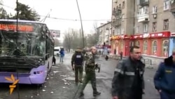 Deadly Shelling At Donetsk Bus Stop Deadly Shelling At Donetsk Bus Stop