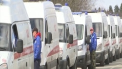 Ambulance Traffic Jams At Moscow Hospitals As COVID-19 Cases Surge Ambulance Traffic Jams At Moscow Hospitals As COVID-19 Cases Surge