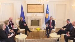 EU Foreign-Policy Chief Meets With Kosovo Leaders EU Foreign-Policy Chief Meets With Kosovo Leaders