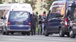 Detentions Accompany Another Day Of Protests In Belarus Detentions Accompany Another Day Of Protests In Belarus