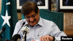 د سیند اعلا وزیر سید مراد علي شاه