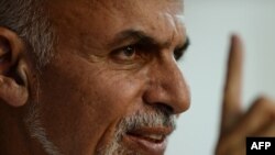 Preliminary results from the second-round presidential vote show Ashraf Ghani leading with 56.44 percent.