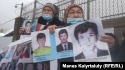 Dozens of ethnic Kazakhs from China have been picketing the Chinese Consulate in Kazakhstan's largest city, Almaty, for more than a month over relatives being held in Xinjiang.