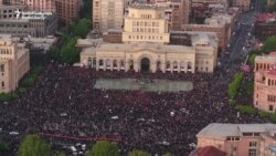 Antigovernment Protesters Fill Yerevan's Republic Square Antigovernment Protesters Fill Yerevan's Republic Square