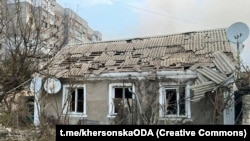 Խերսոնում ռուսական հրետակոծության հետևանքները, հոկտեմբերի 24