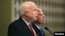 U.S. Senators John McCain and Lindsey Graham