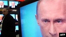 Putin answering questions as prime minister