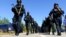 Pripadnici Policije Kosova na graničnom prelazu Jarinje, Kosovo (27. septembar 2021.)