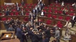 Fight Breaks Out In Armenian Parliament Fight Breaks Out In Armenian Parliament