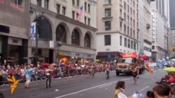 First-Ever Russian Float Joins N.Y. Pride Parade First-Ever Russian Float Joins N.Y. Pride Parade
