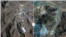 Satellite images of Iran's Fordow nuclear complex before and after the US bombings on June 22.